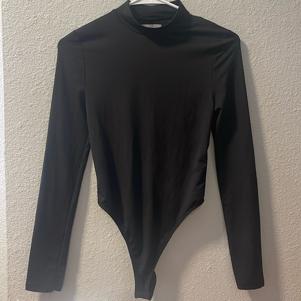 High Neck Long Sleeve Bodysuit